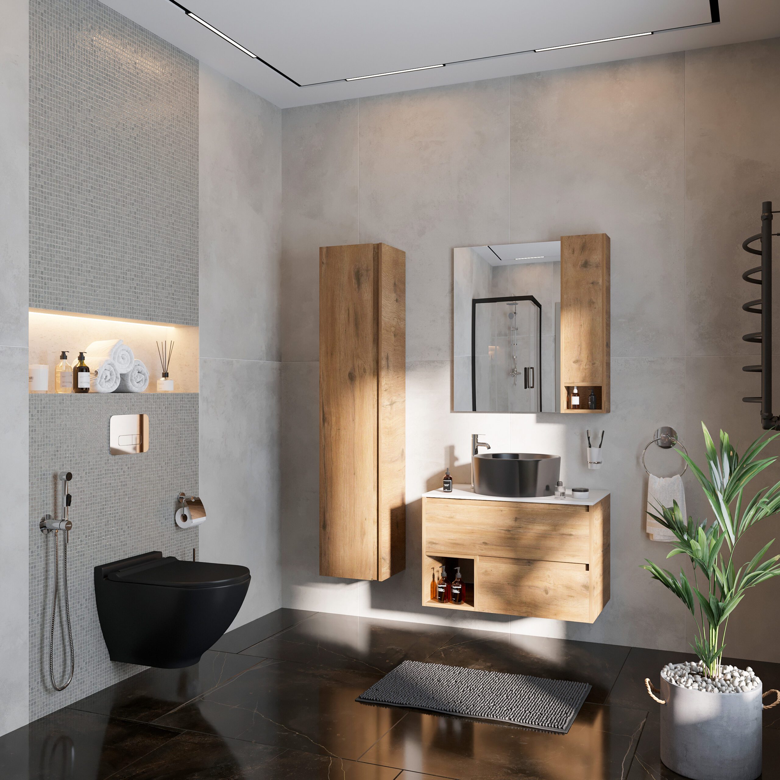 тумба с раковиной stworki karlstad