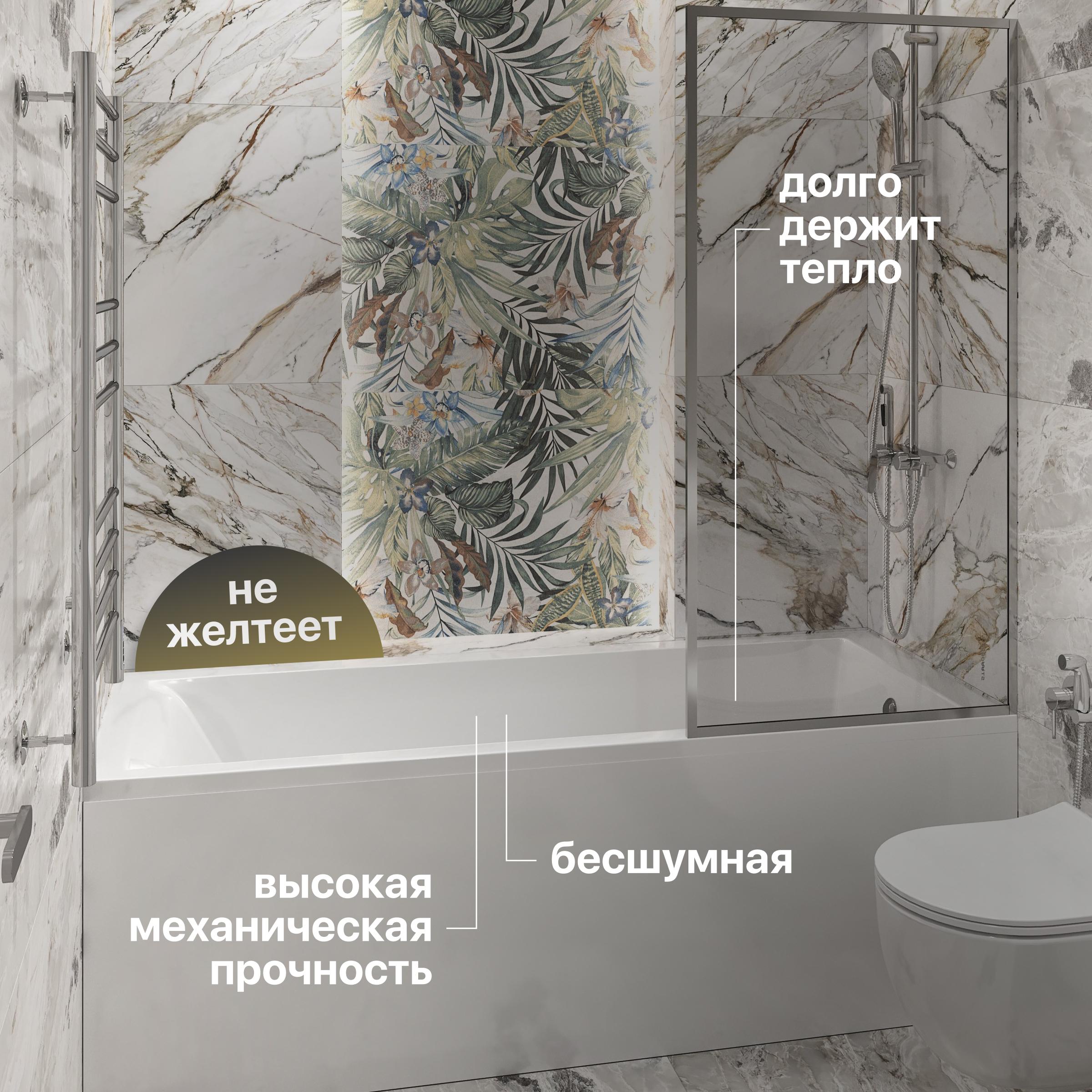 Ванна из искусственного камня STWORKI Ольборг 180х70, с ножками 576758 — изображение 2