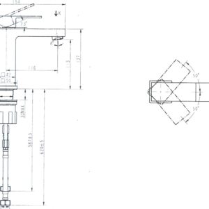 Смеситель для раковины STWORKI Кронборг HDA4691M1 586166